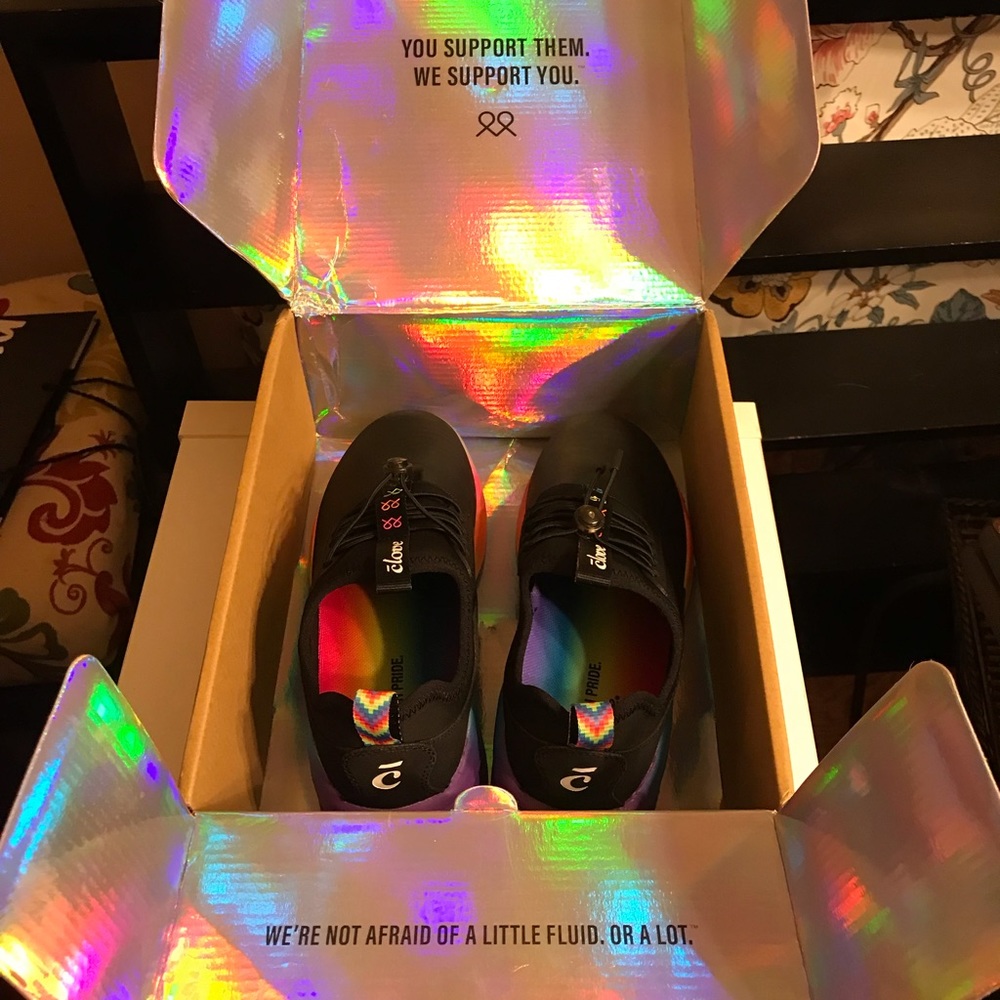 Clove Rainbow Soul, Women’s size 7.5. New In box, never worn. Special Edition